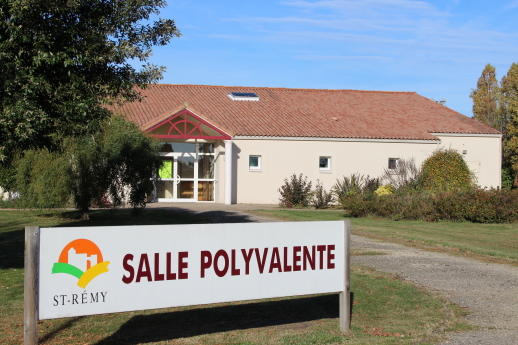 event hall stage kitchen bar